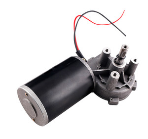 แรงบิดสูงที่กำหนดเอง 12v 24v Mini Low Rpm Brush Dc Electric Worm Gear Motor